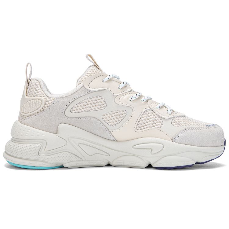 Kappa Walker III Mesh Breathable Comfortable Shock Absorbing Durable Low Top Casual Training Running Shoes Unisex sneakers Beige K0EW5MC42CJ-6337