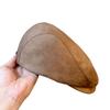 Autumn and Winter Suede Retro Progressive Hat Feminine Versatile Simple Design Duck Tongue Beret Hat Fashionable Solid Color Trend