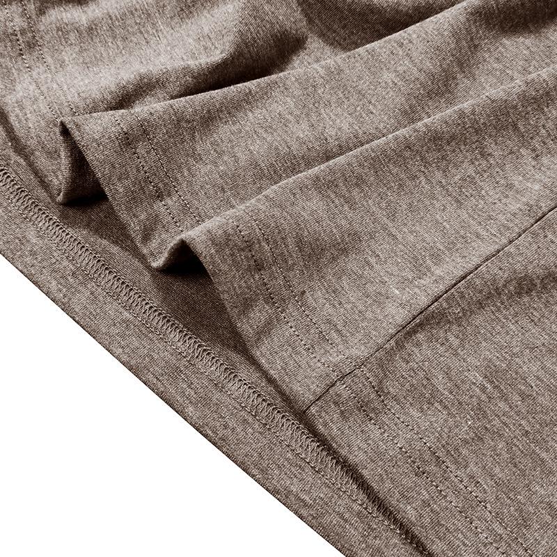 Sommer Klassisches Herren T-Shirt mit Rundhalsausschnitt und einfarbigem Tough Guy