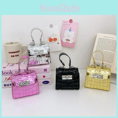 Pu Mini Shoulder Bag For Kid With Laser Stone Texture And Breathable Durable Material