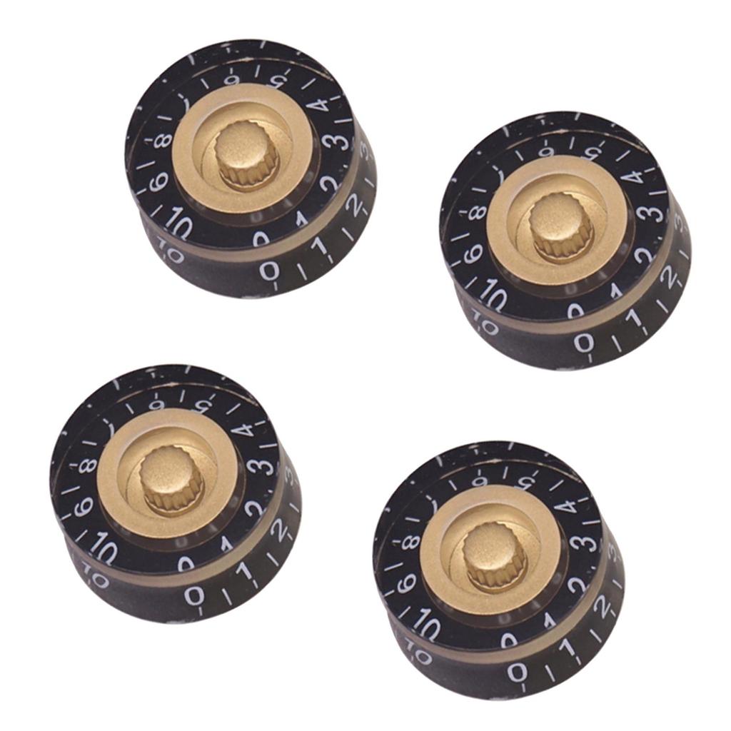 Guitar Control Knob with Number Top Hat Replacement for LP , Electric