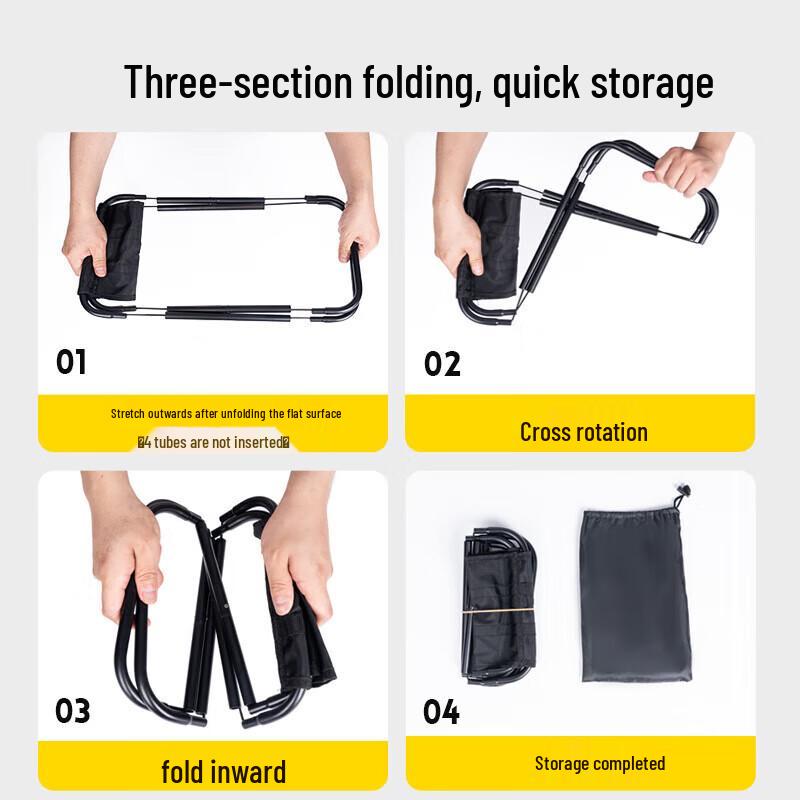 FTLY Aluminum Folding Camping Stool