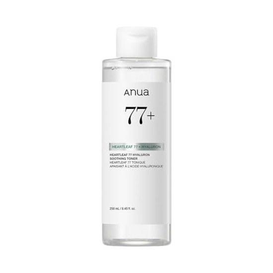 ANUA Heartleaf 77 Hyaluronic Smoothing Toner 250ml Facial Lotion Wipe-off Moisturizing Firmness Texture Hydration Moisture Soothing Skin Oily Skincare