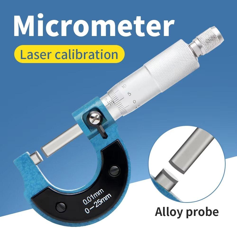 Thread Scale Mechanical Micro Caliper 0-25mm Precision Micro Meter Micrometer Gauge  Industrial Use