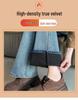 Women's High Waist Fleece-Lined Grey Flare Jeans - Autumn/Winter Slimming Design