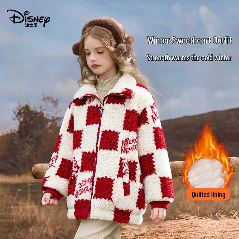 Теплая детская куртка Disney с флисовой подкладкой 120