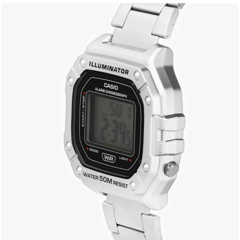 Cio W-218HD-1AVDF (W-218HD-1A) Digital Vintage Classic Unisex Metal Watch