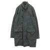 Ohta Hooded, Covered Buttons Coat L Gray Men's Used