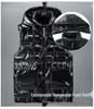 Men's Wash-free Down Cotton Vest: Warm Padded Gilet for Autumn and Winter, Plus Size Workwear.