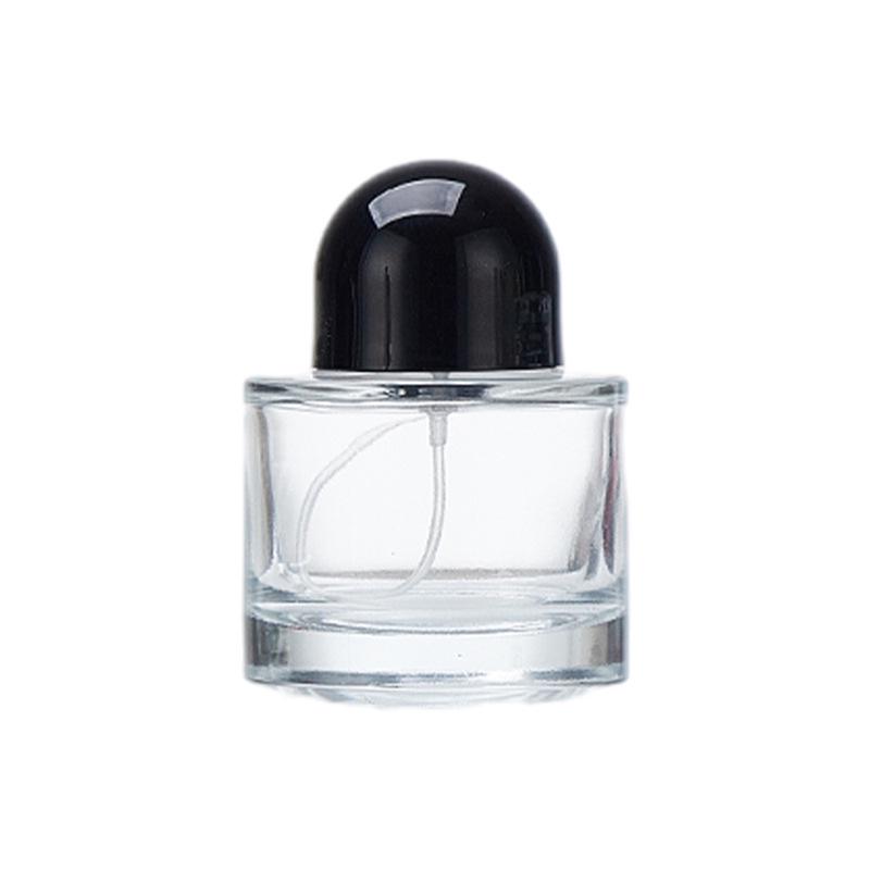 Transparent Glass Perfume Bottles: 30ml Press-type, 50ml Decanting, 100ml Bayonet Spray.