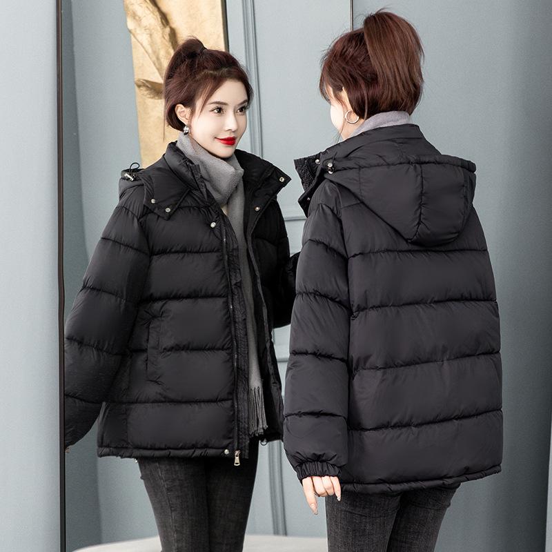 Down Cotton Jacket Padded Jacket Women's Short 2025 New Padded Jacket Korean Version Loose Winter Thick Bread Jacket