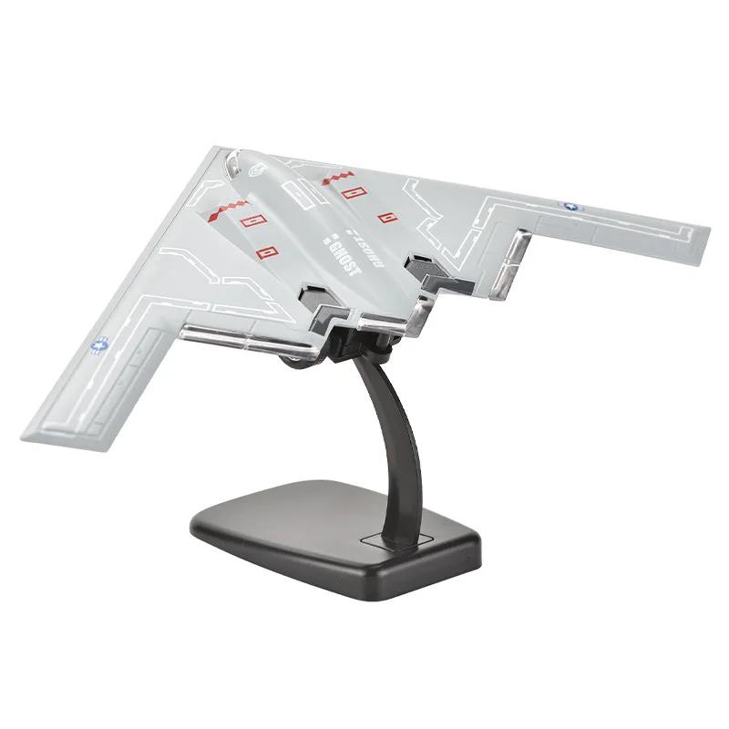1:72 Alloy Aircraft Model B-2 Fighter with Light and Music Pull Back Series Children's Aircraft Model Toy Birthday Gift