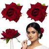 LYF5STAR Handmade Bride Red Rose Floral Juda Pin For Women| Elegant Rose Wedding Hair Accessories |Traditional Indian Hair Accessories for Women &