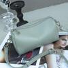 Cylinder Shaped Leather Bag With Natural Drop High-end Feel Women's Shoulder Single Diagonal Fashion