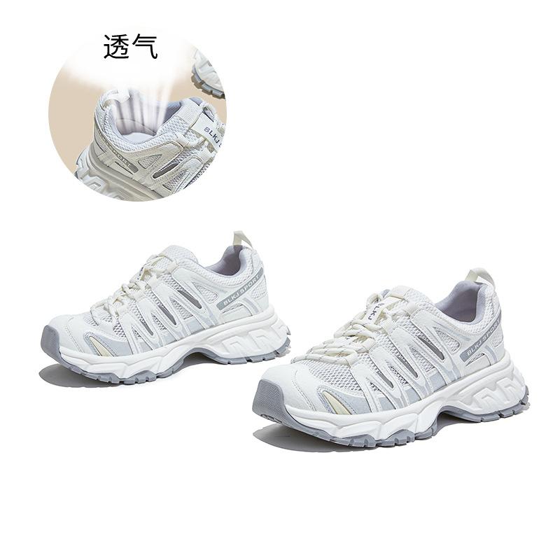 

Suction film sole dad shoes women s summer new thick-soled heightening shoes running sports shoes casual versatile shoes children 40 білий