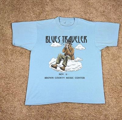 Blues Traveler EN DIRECT AU Brown County Music Center T-Shirt Taille Complète S-5XL BO880 T-Shirt Unisexe