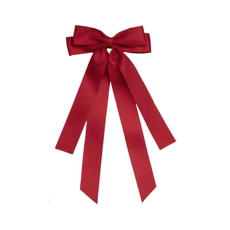 Elegant Korean Ribbon Bow Hair Clip - Versatile Fairy Style Accessory Other