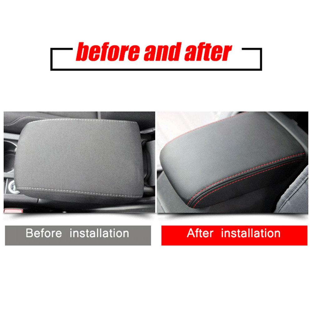 For VW Volkswagen Golf 7 MK7 2014-2020 Car Armrest Box Center Console Lid Armrest Cover Interior Accessories PU Leather Cover