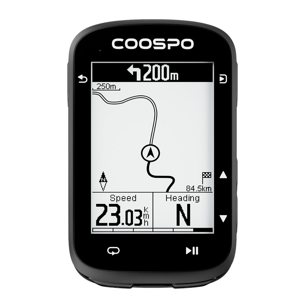 

COOSPO CS500 Навигация по маршруту Велокомпьютер GPS Велосипедный одометр Беспроводной спидометр для велосипеда Велосипедный секундомер ANT+ Bluetooth5.0 CS500
