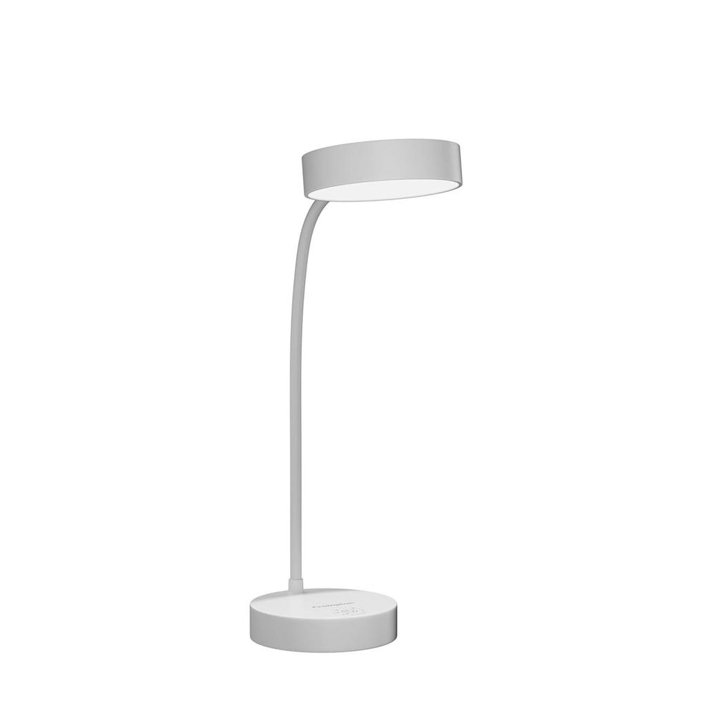 Plastic Deskmate 5W USB Rechargeable LED Desk Lamp | Flexible Neck, Colour-Changing & Smooth Dimming | Flame-Safe Design | Pack of 1