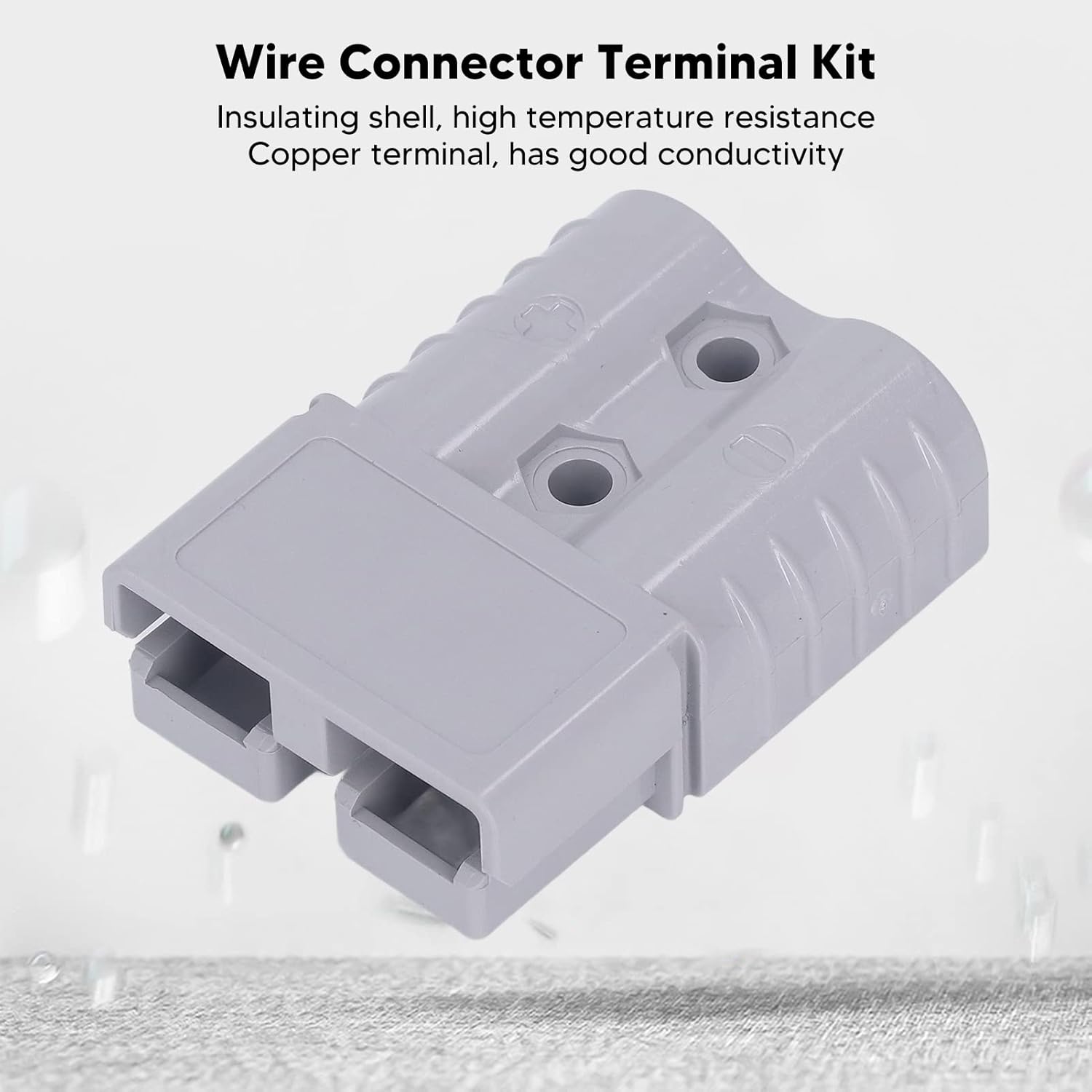 

Battery Quick Connectors, 2pcs 120A 600V Battery Cable Connectors for Devices
