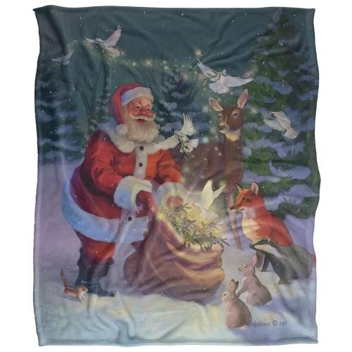 JQ Licensing Silky Gifts Christmas Supersoft Blanket