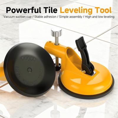 Floor Suction Cup Tool  Heavy Duty Seamless Leveler Marble Tile Crevice Regulator for Glass Stone Slab Laminate Bathroom Kitchen