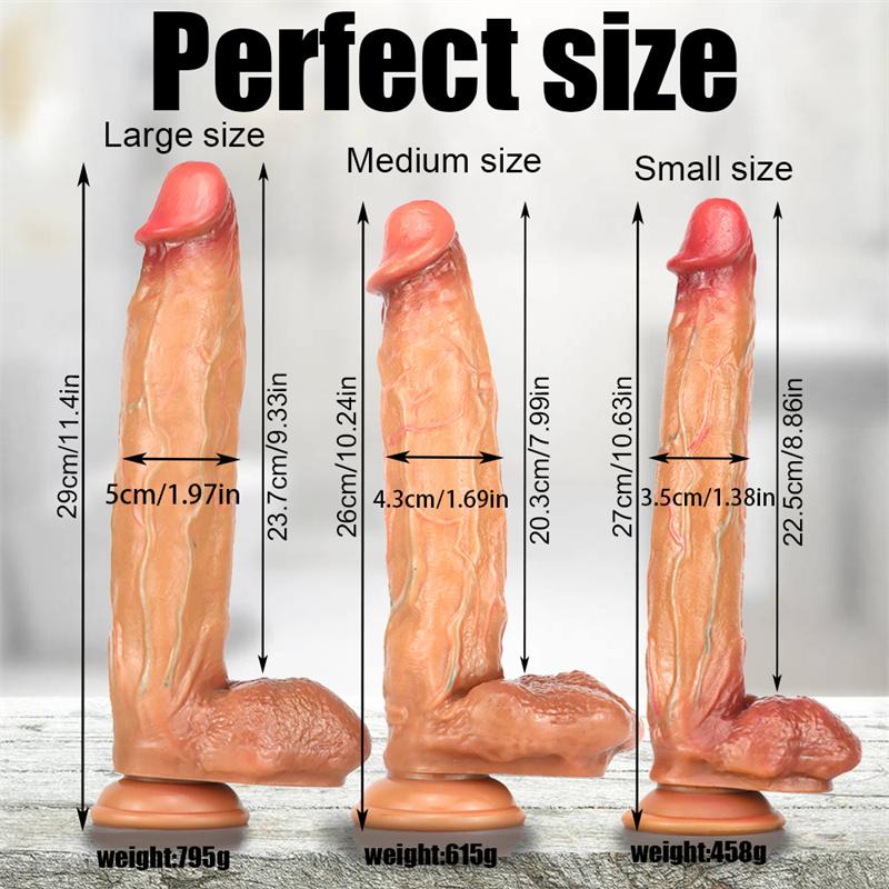 Women's Oversized Long Makeup Phallus Simulation Dildo Oversized Stallion Masturbator Adult Supplies