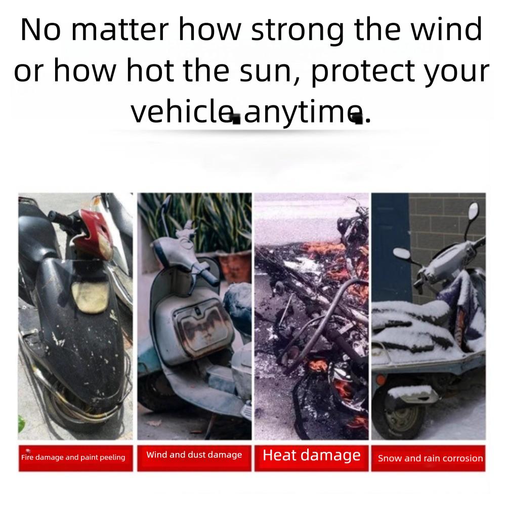 Sunproof Motorcycle Sun Visor Rainproof Motorbike Cover Universal Motorcycle Dust Cover