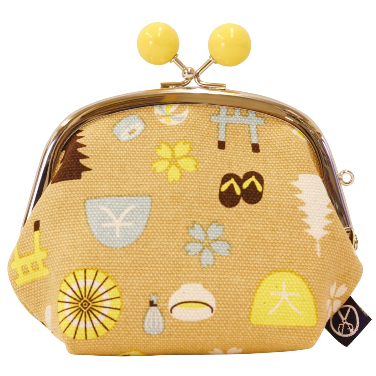 

Maeda Senko Goshiki Kyoto Limited Series Кошелек с ластовицей и желтый H12 x Ш12 x Г6см Hanpu-do [КИОТО ЯПОНИЯ] 3,5-дюйма (с бисером) Размер прибл.