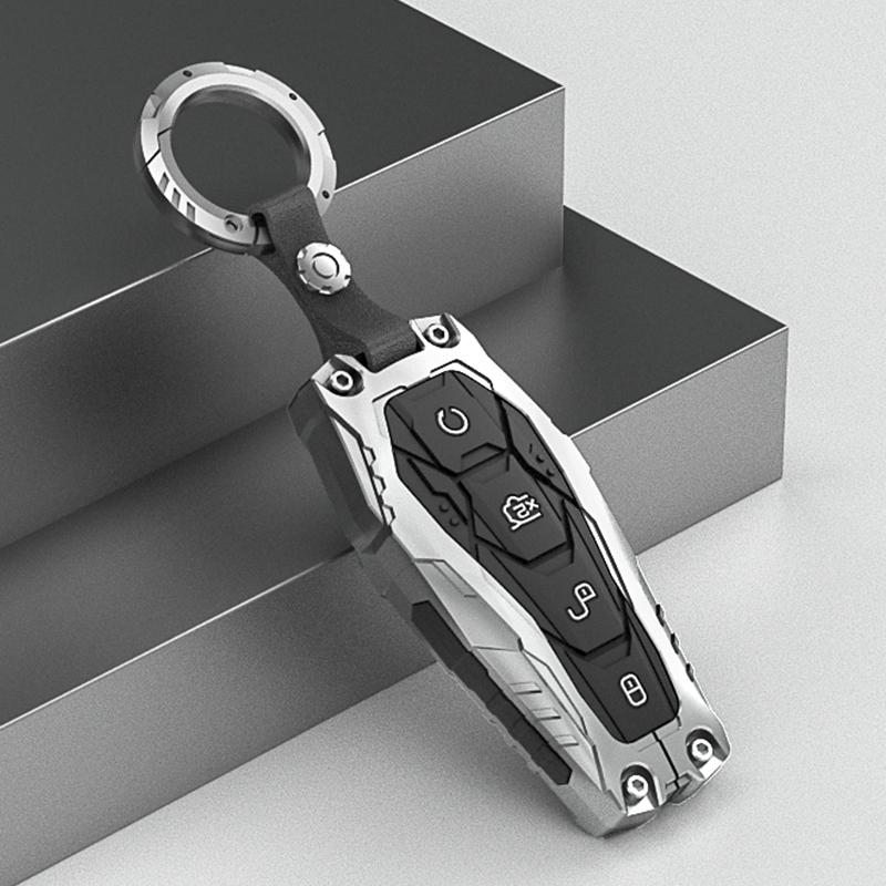 Galvanized Alloy Silicone Car Smart Remote Key Case Cover For BYD Song Pro Tang Dmi QIn PLUS MAX Yuan EV Dolphin Seagull
