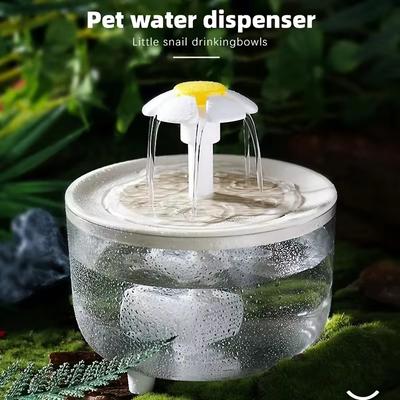 1200ml USB Electric Mute Car Drink Bowl Automatic Circulating Pet Water Fountain for Cats Water Dispenser Drinker Water Filter