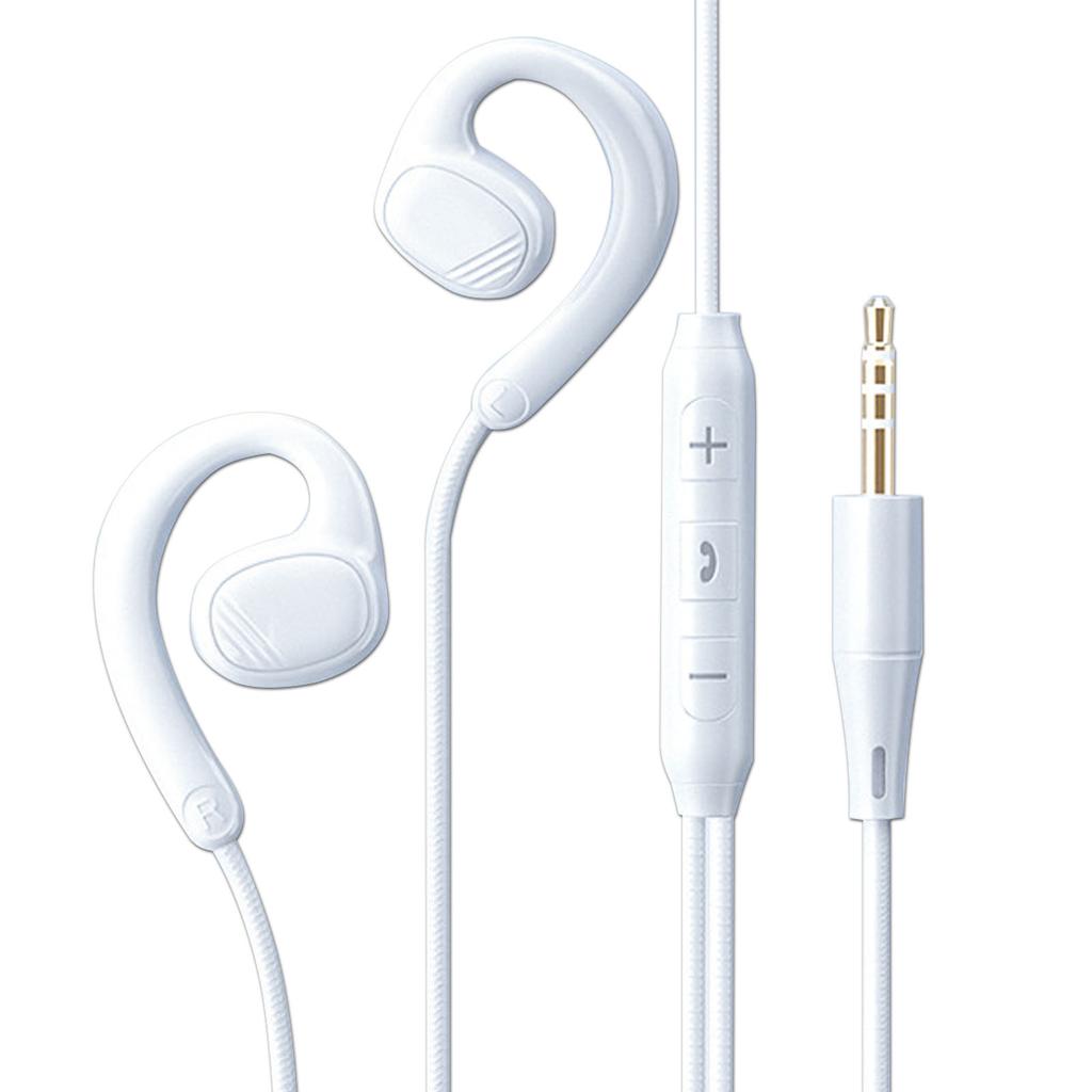 3.5mm Wired Sports Headphones Open Ear Hifi Stereo Gaming Headset Type-C Air Conduction Music Earphones with Noise Reduction MIC