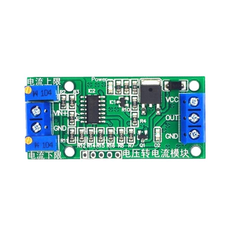 7V-30V 0-15V zu 4-20mA Lineare Umwandlung Spannung zu Strom Sender Modul Konverter Übertragung Einstellung