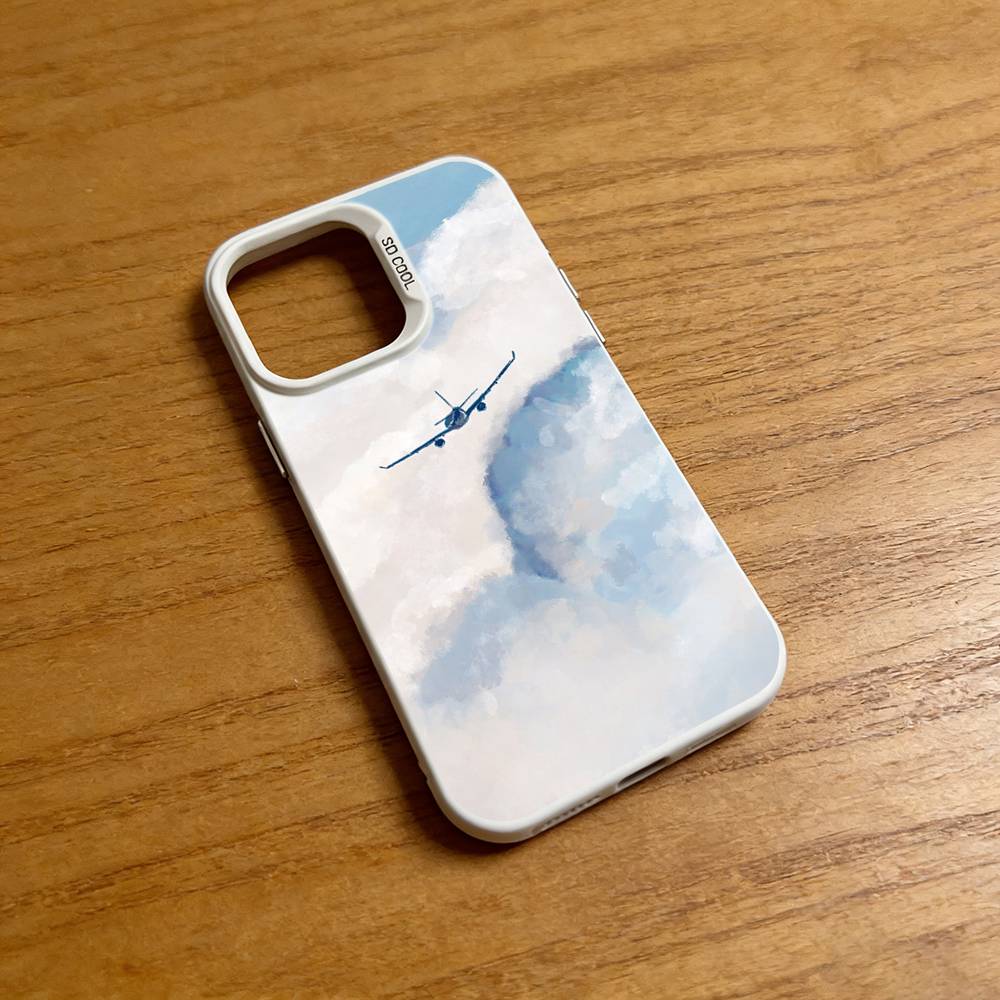 Premium Airplane Pattern Phone Case for iPhone 17 16 15 14 13 12 11 Pro Max Air 8 7 Plus X XR XS Max TPU Bumper