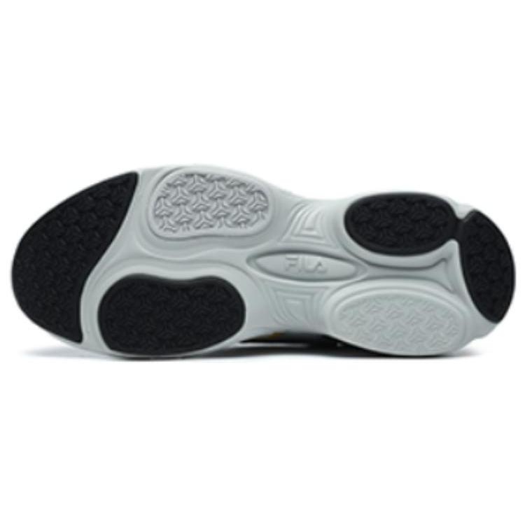 Fila Cube Textile, Synthetic Leather Low Top Casual Shoes Men's Lunar Rock Gray F12M216130FLB