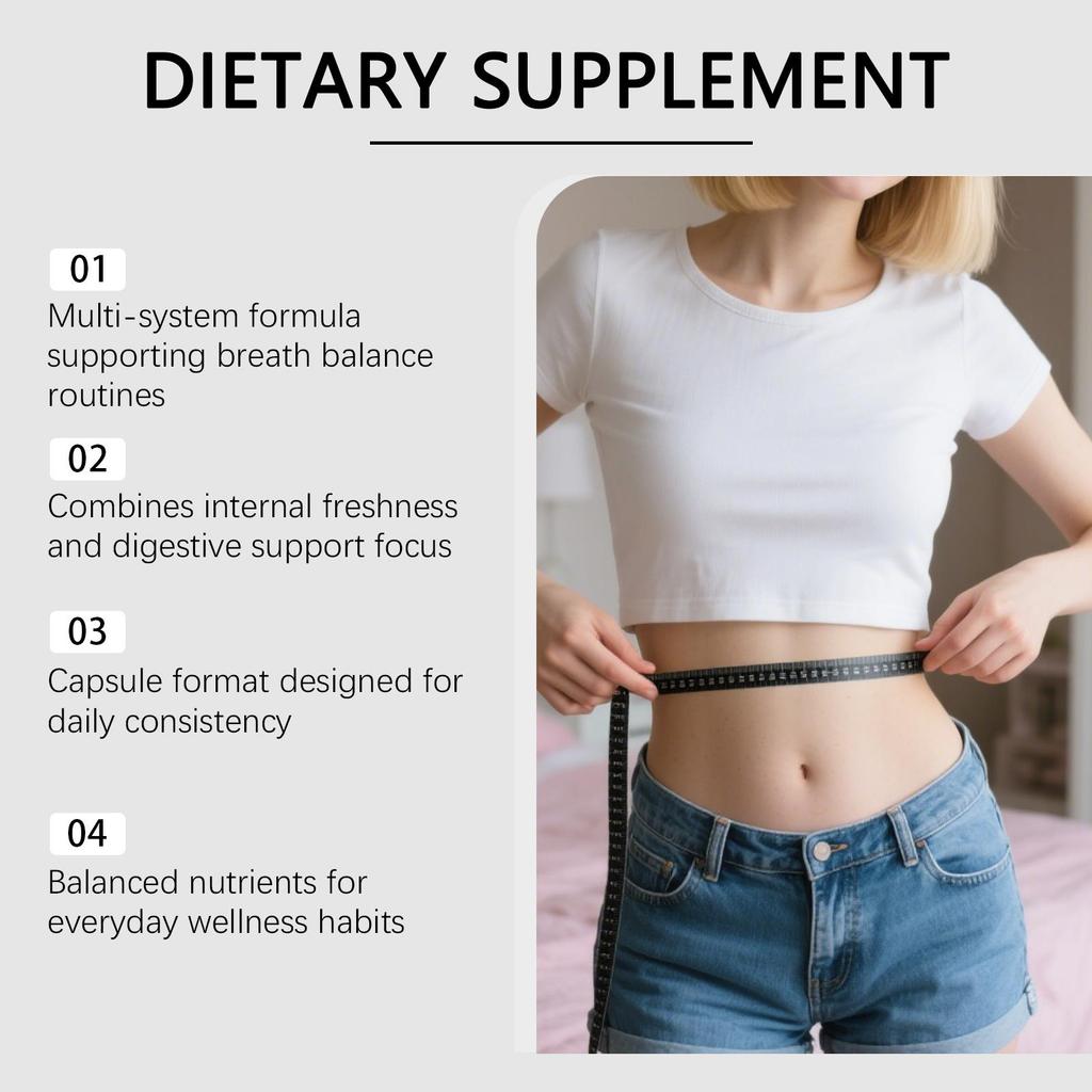Breath & Gut Balance 7-in-1 Supplement (60 Capsules)