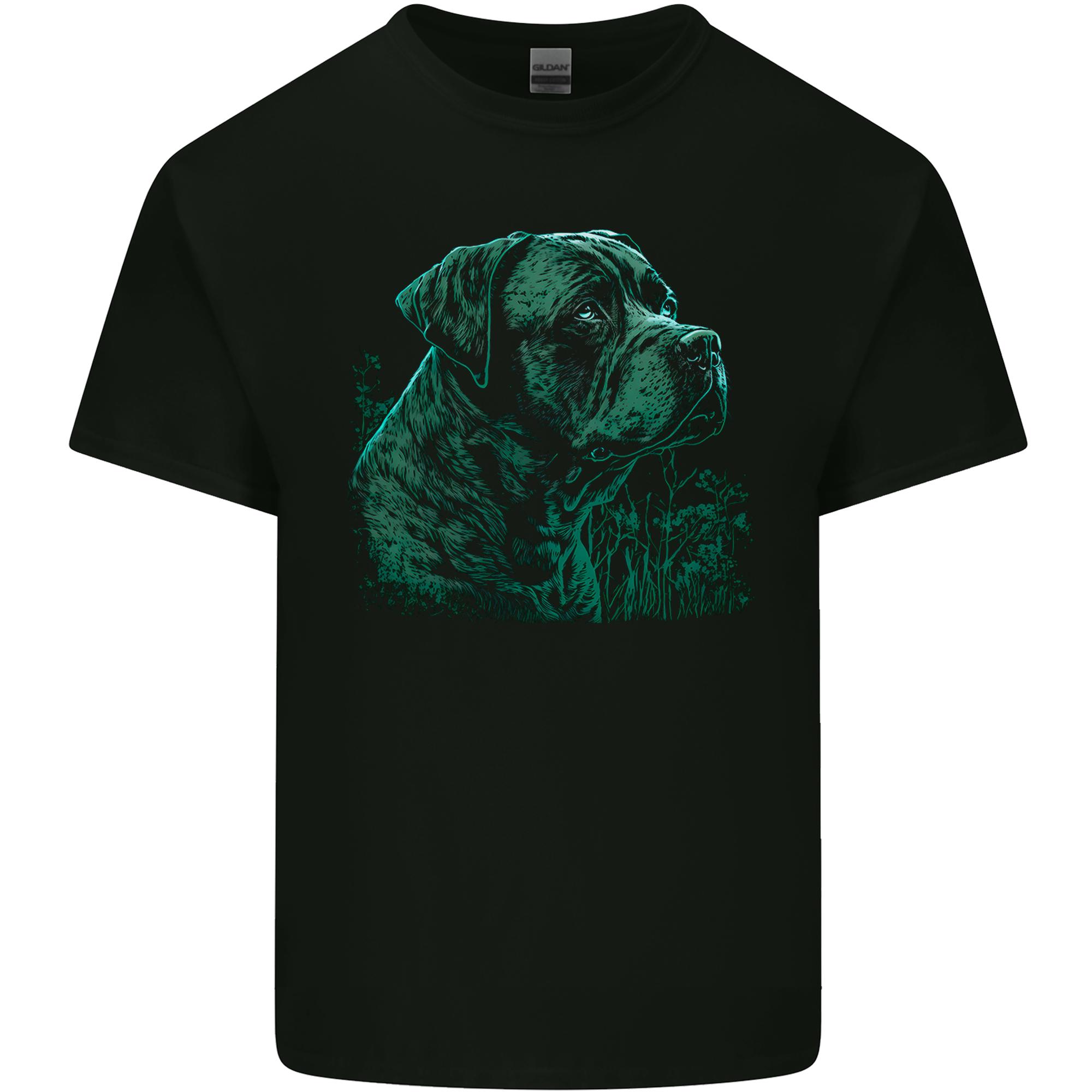 A Green Cane Corso Dog Unisexs Light Cotton TShirt S
