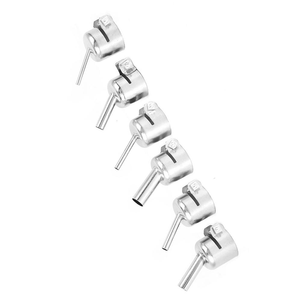 6Pcs Oblique Nozzle 850 for Hot Air Gun Soldering Desoldering Station Accessories