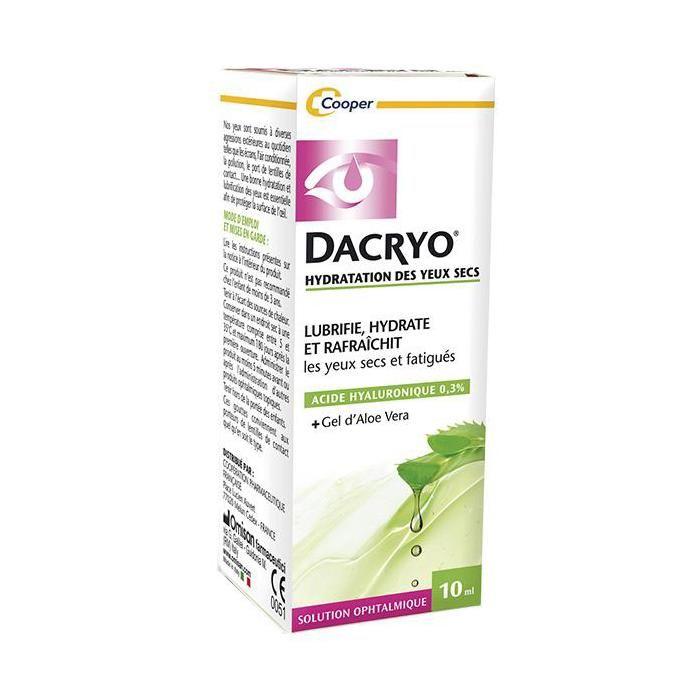 Dacryo Hydratation Des Yeux Secs & Fatigués 10ml