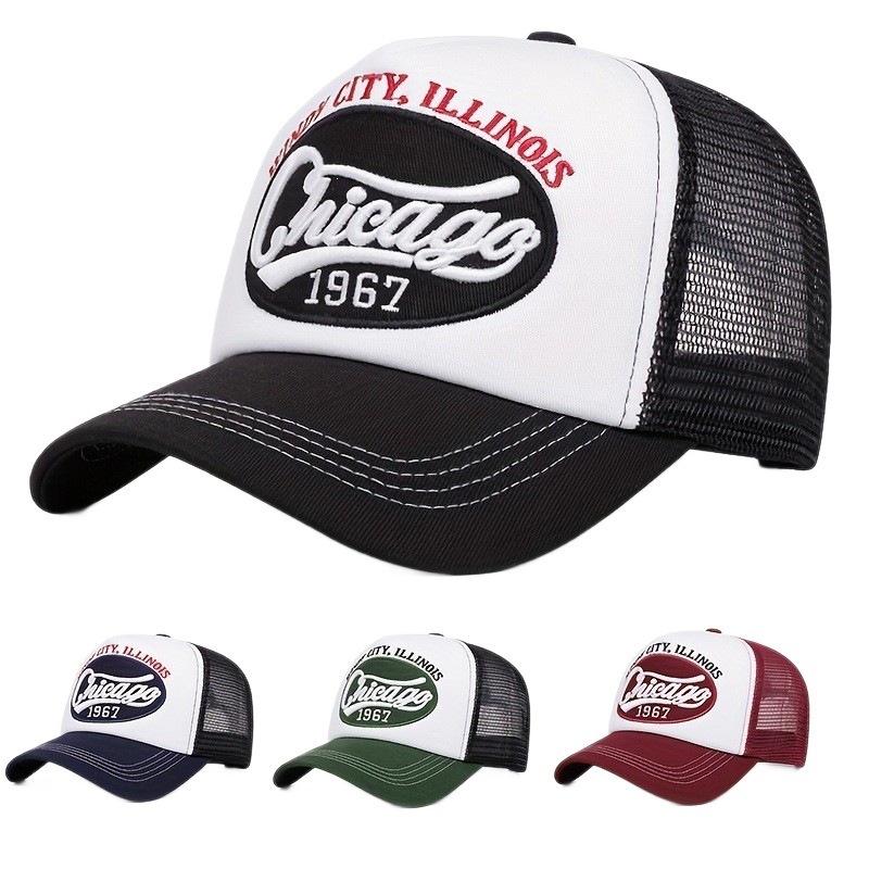 Color Matching Hat Eye Shade Net Spring And Summer Hip Hop Sub Outdoor American Men'S And Women'S Truck Letter Embroidered Baseball Cap