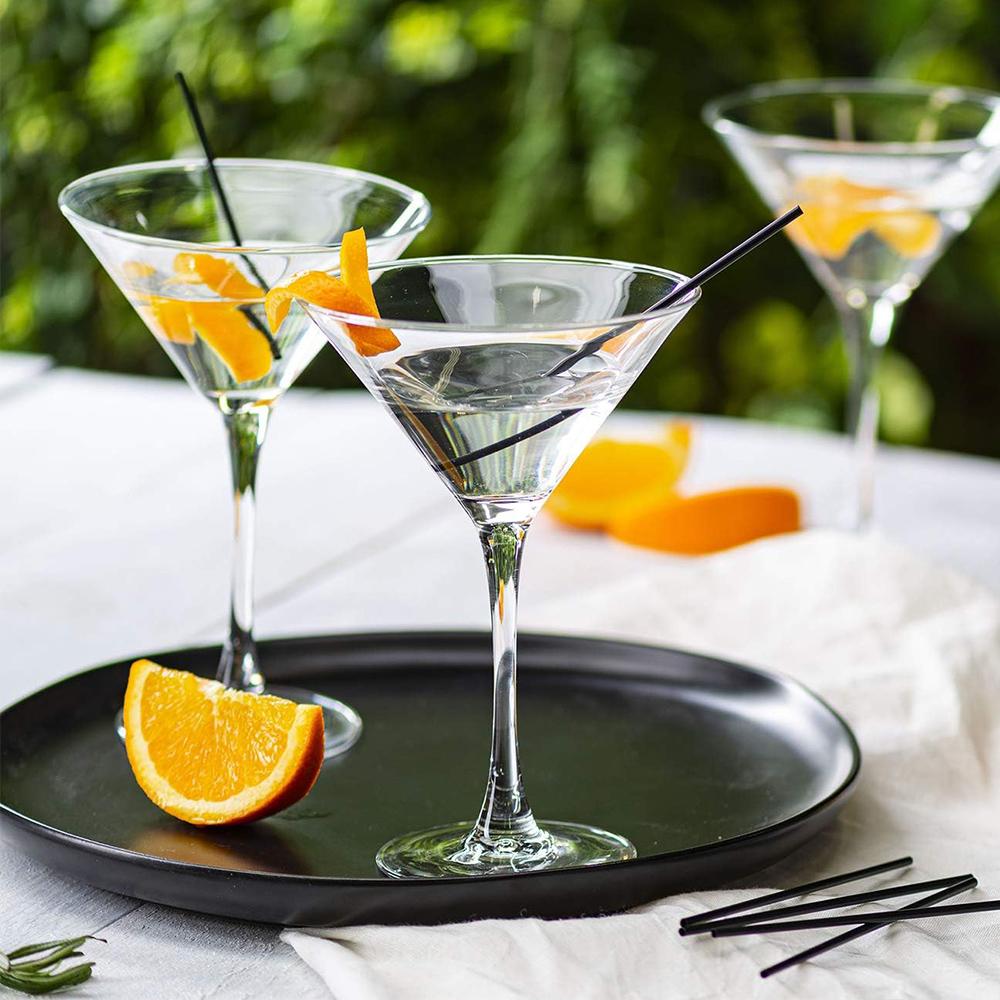 500Pcs Disposable Straws Black 13cm Plastic Coffee Cocktail Stirrers Straws Drink Tube Bar Party Accessories