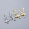 Elephant Hoop Earrings For Women  Female Simple Cute Ethnic Style Jewelry Gifts
