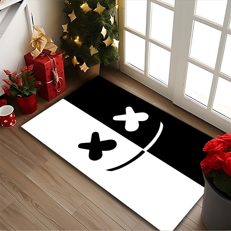 1pc Demon Printed Chair Rug for Home Office Use, Living Room Kitchen Game Room Area Carpet