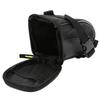Waterproof Bike Saddle Bag Leather + 1680D Oxford Cloth Bike Saddle Pouch  Bike Storage