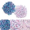 1000 Piece 4mm Colored Imitation Pearl ABS Plastic Loose Beads DIY Jewellery