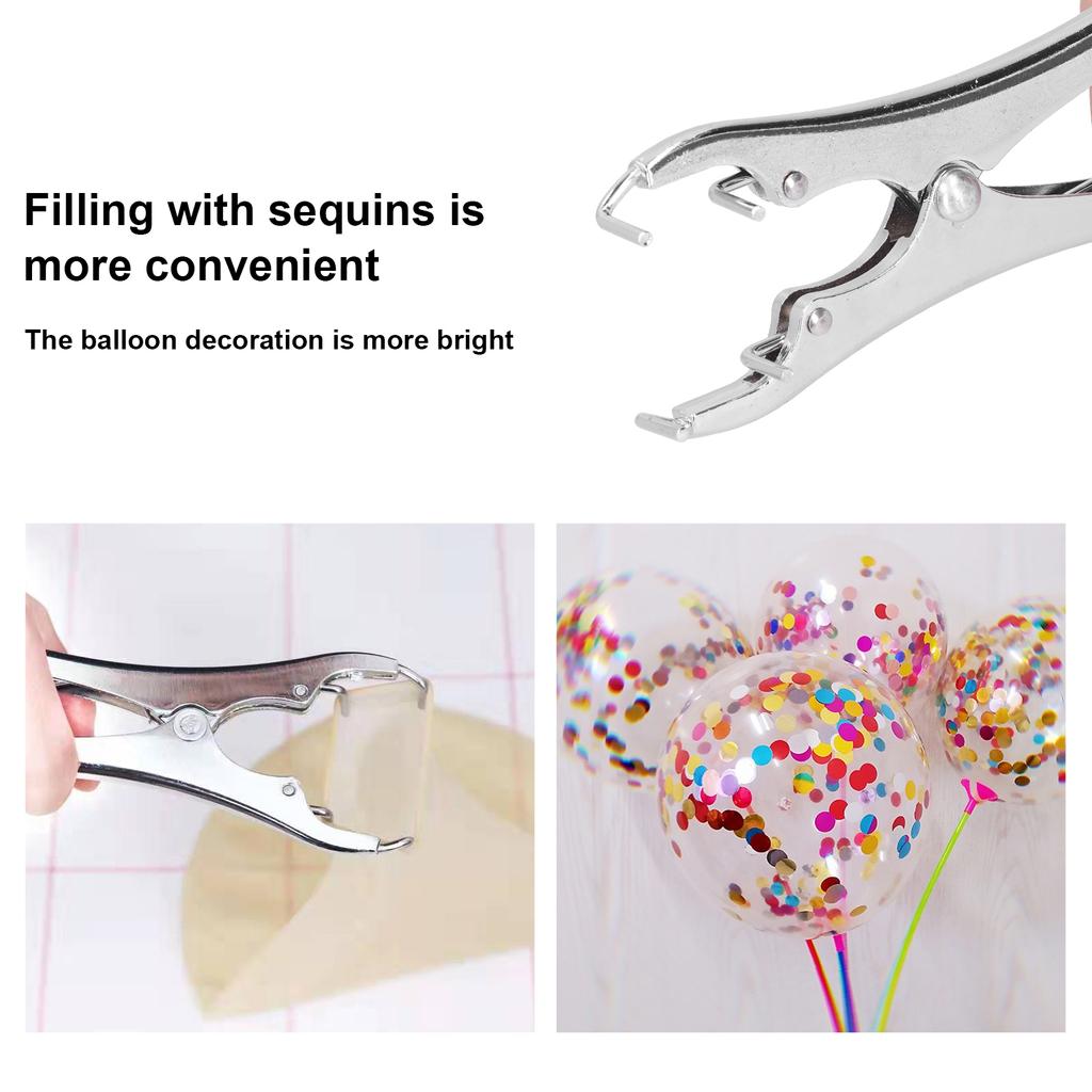Balloon Expansion Pliers Stainless Steel Open Expander DIY Sequin Stuffing Manual Clip Tool