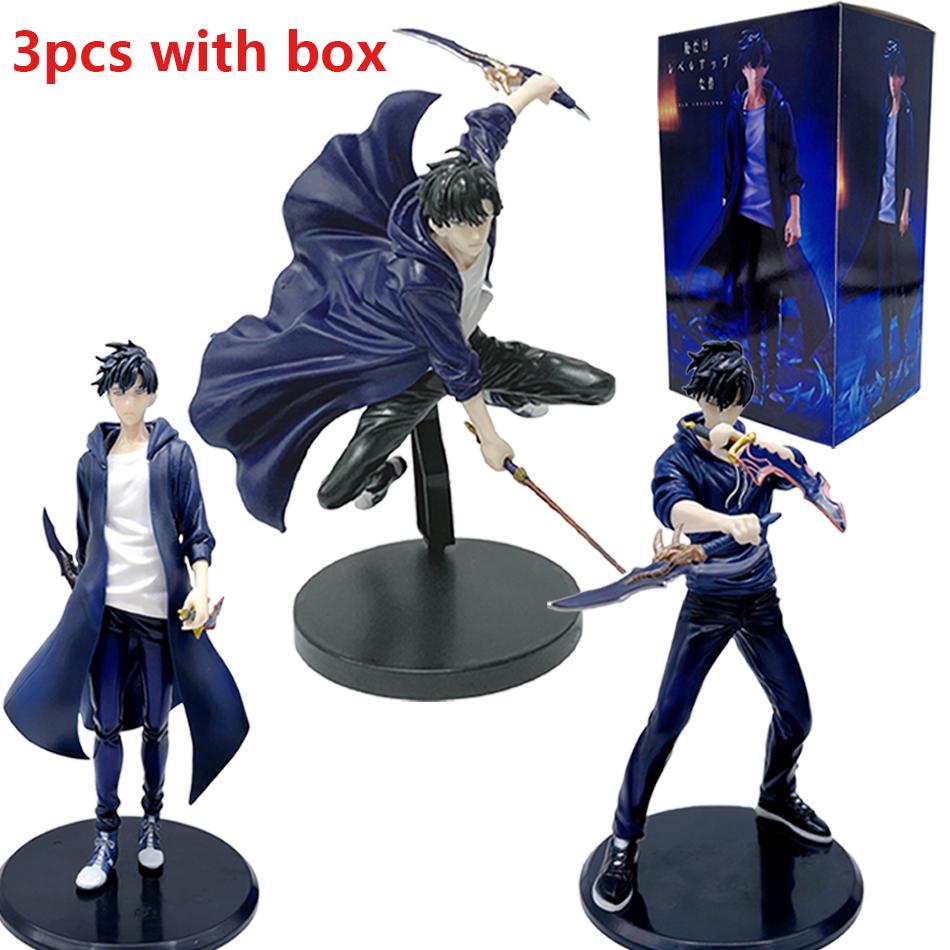 

SoloLeveling Shadow King Sung Jinwoo Action Figure Handheld Model Anime Collection Gift Desktop Ornament