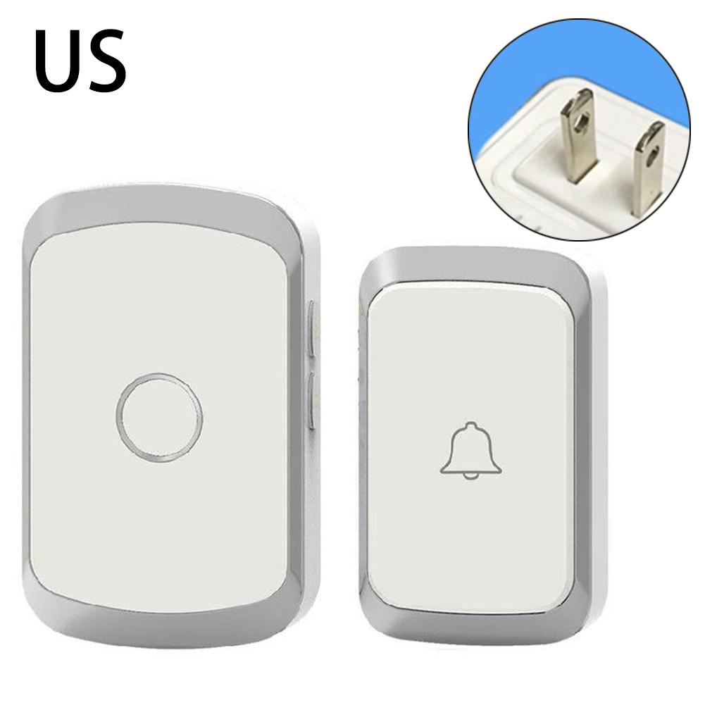 AC 110V-240V Wireless Doorbell 360m Remote Call Waterproof Smart Music Door Bell