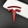 Emblema Metallo 3D per Cofano Anteriore Auto, Badge Adesivo per Portellone Posteriore, Decorazione Portellone Posteriore per Tesla Model S X 3 Y 2017, Roadster Personalizzato